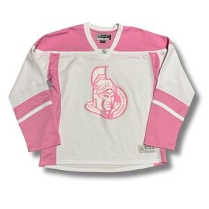 REEBOK Women's NHL Ottawa Senators Jersey - Pink/ White, 2XL